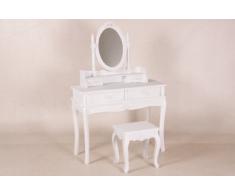 Casa Padrino Schmink Tisch Shabby Chic Landhaus Stil Look Roses Schmink Konsole Barock Antik Jugendstil