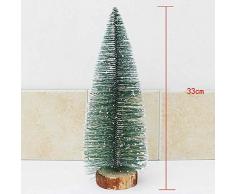 Zxx-Christbaumschmuck Bartheke Kiefernnadelbaum Mini Baumschmuck Baumtisch Weihnachtsbaum Zuwachs 33cm