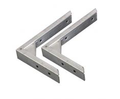 Triangular support frame FAYY Regalhalterungen - Metallregalhalterung FüR Schwere Beanspruchung FüR TischbäNke, Regalwandhalterung Zur Platzsparenden Montage, Max. Belastung: 150 Lb 2 STK