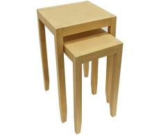 WATSONS ANYWHERE - Satztisch-Set 2-teilig massiv Natur