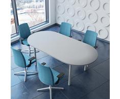 Weber Büro PROFI Besprechungstisch 200x100 cm OPTIMA 4-6 Pers. Konferenztisch Meetingtisch