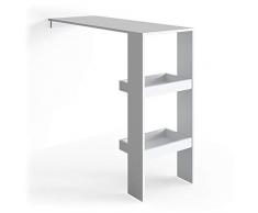 Vicco Bartisch Jake Stehtisch Bistrotisch Tresentisch Küchentisch Bartresen (Weiß)