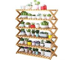 FANGQIAO Shop-Blumenständer Aushöhlen blumenregal mehrschichtigen bodenständigen blumenständer Topf Stehen geeignet for Wohnzimmer Balkon Blumenständer-10.6 (Size : 50cm)