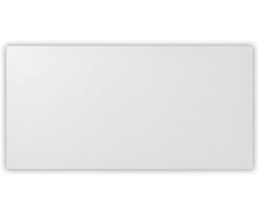 Bümö® stabile Tischplatte 2,5 cm stark - DIY Schreibtischplatte aus Holz | Bürotischplatte belastbar mit 120 kg | Spanholzplatte in vielen Formen & Dekoren| Platte für Büro, Tisch & mehr (Rechteck: 160 x 80 cm, Weiß)