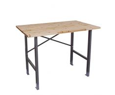 Werkbank | Werktisch 116x70x85 cm (LxBxH) Belastbarkeit 200 kg | Holz-Arbeitstisch Packtisch Werkstattisch Ablagetisch