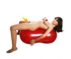 DXWbondage Aufblasbare Position Kissen-Erdnussform Magic Sofa Ball Multifunktionale Adult Game Chair Große Spielzeug Möbel Adult Toy Produkte Mit Pumpe