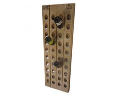 Roger Weinregal Champagner Rüttelbrett 40 Flaschen Eiche massiv