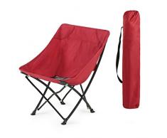 Lehnstühle Klappstuhl Angeln Stuhl Beweglicher Strandstuhl Art Klappstuhl Im Freien Klappstuhl Geschenk Folding (Color : Red, Size : 70 * 37 * 45cm)
