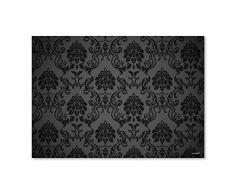 100 Papier-Tischsets Black Ornament I dv_008 I DIN A3 I Platzsets Platzdecken Tisch-Unterlage aus Papier Deko modern Einweg Hochzeit Barock