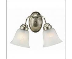 Trans Globe Lighting 3105 BN 2-Light Bath Bar, Brushed Nickel by Trans Globe Lighting