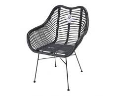 Selsey Elly - Gartenstuhl Rattansessel Stapelstuhl Outdoor geflecht