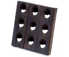 Piratenladen Original Champagner Rüttelbrett für 9 Flaschen, Weinregal