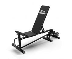 Klappgewicht Tisch Sit-ups Fitness-Stuhl Sportgeräte Hause Hantel Bank männlichen Bauch Bord Bauch Faltbare Rückenlehne Bänke (Farbe: Schwarz, Größe: 160 * 43 * 54 cm)