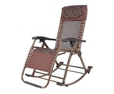 Eeayygch Schaukelstuhl, Schaukelstuhl, Schaukelstuhl, Sessel, Klappstuhl, Maulwurf, Stuhl Siesta Leisure, Antikstuhl, Farbe: D Modern - -