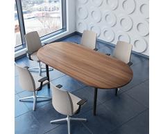 Weber Büro PROFI Besprechungstisch 200x100 cm OPTIMA 4-6 Pers. Konferenztisch Meetingtisch