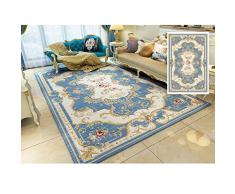 CJW Europäischen Stil Wohnzimmer Teppich Home Schlafzimmer Teppich American Full Carpet teetisch Teppich Teppich Nordic (Color : D, Größe : 4.6X6.5)