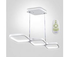 Anten 30W LED Pendelleuchte dimmbar Esstisch Hängeleuchte weiß Pendellampe modern Hängelampe Höhenverstellbar Leuchte für Büro Wohnzimmer Esszimmer Schlafzimmer