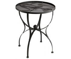 Bastelmaxi Mosaiktisch Tischrohling Tisch rund Durchmesser 60 cm, schwarz