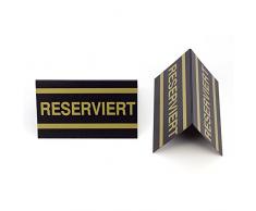 20 Stück Tisch Aufsteller RESERVIERT Info / Schild / Bistro / Gastronomie / Restaurant