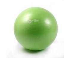 Apollo Gymnastikball 75cm, robuster Fitnessball und Sitzball Ink. Pumpe Rückenschonender Gymnastikball fürs Büro, Yoga, Pilates - Yoga-Ball fürs Workout - Farbe: Grün