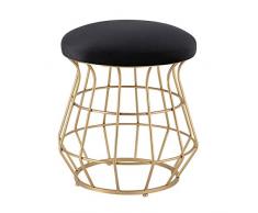 Teng Peng Stuhl modernen minimalistischen Stoff Stuhl nach Hause Wein Pad Stuhl Hocker Erwachsene Hocker Mode Schmiedeeisen Stuhl geeignet for Restaurant Hotel Wohnzimmer, 4 Farben zur Auswahl Haushal