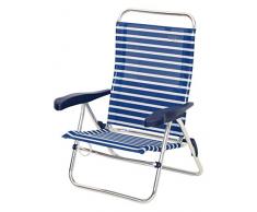 Crespo AL/205-N-04 Dural Strandstuhl, zerlegbar, Nytexline