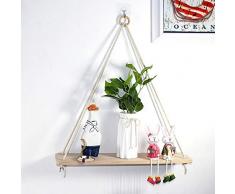 SJJOZZ Wandregal Bücherregal Pflanzregale Home Praktische Dekorationen Free Punch Design