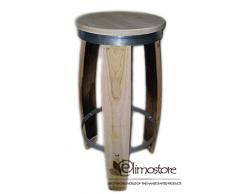 Fass Barhocker aus Weinfassdauben WEINFASS FASSSTUHL STEHTISCHHOCKER SITZ 71 cm