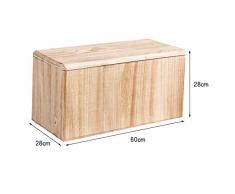 Lagerung Hocker LXF Osmanischen Holz Aufbewahrungsbox Bank Mit Deckel Faltbare Kinder Spielzeug Schuhtruhe Boxen Große Fuß Hocker (größe : 60 * 28 * 28cm)
