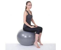 Mendler Gymnastikball Lamego, Sitzball Yogaball Fitnessball, Ø 65cm ~ grau