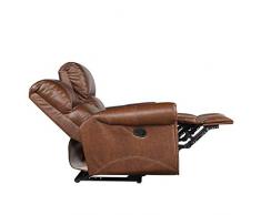 Modern Office Lounge Chair Sessel Sofa Familie PU-Leder Reclining Loveseat Wohnzimmer Lehnstuhl Gliding Loveseat Sofa, Stuhl, Ledersofa, Weich