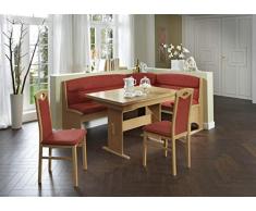 RASANTI Eckbankgruppe Basel inkl Wangentisch Buche/Rot
