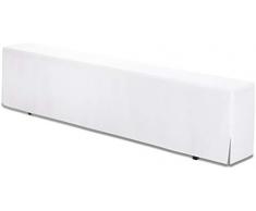 Hussenkönig Bierbank-Hussen Hussen für Bierzeltgarnitur Bierbankhusse Bierbank-Auflage Set Biertisch-Husse Premium Weiß