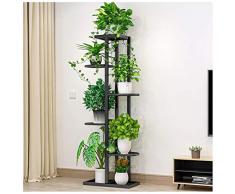 JL-GROUP Metall Blumenständer Pflanzenregal Indoor Blumenregale Für/Wohnzimmer/Schlafzimmer/Balkon (108cm Hoch)