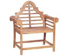 vidaXL Teak Massiv Marlboro Gartenstuhl Holzstuhl Gartensessel Stuhl Sessel