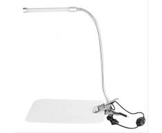 Flexible Augenschutzlampe mit LED-Lichtlesebuch USB-Schneidetisch 18-tlg