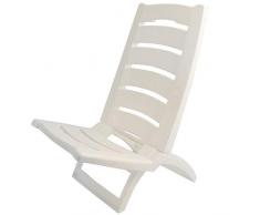 AK Sport Liegestühle Strandstuhl, Weiß, 39 x 37.7 x 12 cm