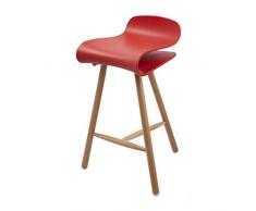 Ursprünglicher Minimalistischer Stil Barstuhl Hoher Hocker PP Gebogener Sitz Eichenstuhl Bein Club Hotel Herrenhaus Restaurant Home Cafe Hocker Konferenzstuhl Geeignet für Bar Restaurant Wohnzimmer Ho