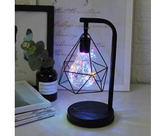STAC LED Eisen Modellierung Lampe Zu Hause Dekoration Tischlampe Weihnachten kreative kleine Tisch Licht Netz rot Tischbar LED kleine Nachtlicht