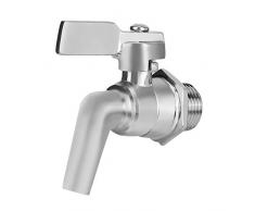 Justierbarer Bier Hahn des Edelstahls gesunder Hahn für Homebrew Fass Wein Getränkespender 200PSI MEHRWEG VERPAKUNG