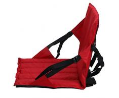 Bouncevi Deluxe Kajaksitz Bootssitz Tragbarer, Zusammenklappbarer Stahlstadionsitz Für Tribünen Oder Bänke Rückenlehne Kajak- Und Kanusitz