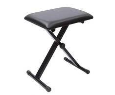 Feibrand Keyboard Bank Hoehenverstellbar Klavier Hocker Gepolstertem Sitz Schwarz