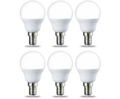 AmazonBasics E14 LED Lampe P45, Tropfenform, 5.5W (ersetzt 40W), warmweiß, 6er-Pack