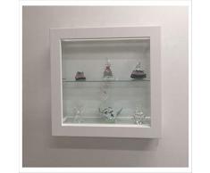 VM ART DESIGN GLASS glashängevitrine VMBR6TC-QD50-TR-WHT