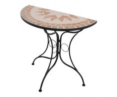 Lesli Living Beistelltisch Tabletttisch Balkontisch Mosaik 69,5cm