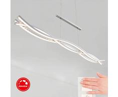 Briloner Leuchten LED Pendelleuchte, Pendellampe dimmbar via Wandschalter, 1890 Lumen, 6 W, Aluminium