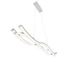 Briloner Leuchten LED Pendelleuchte, dimmbar, Hängelampe, Hängeleuchte, Wohnzimmerlampe, Pendel, LED Pendelleuchte, Esszimmerlampe, Esstischlampe, Pendelleuchte Esstisch, Pendellampe