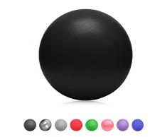 Gloop Weich Gymnastikball Dick Anti-Burst Sitzball Peziball Swissball Fitnessball Ballpumpe, Ballschale, Widerstandsbändern, Mini Pilates Ball Yogaball