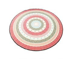 XIAOLIN Teppiche Matten MUMA Modern Einfach Runder Teppich Wohnzimmer Computer Stuhl Pad Jugendstil Super weicher Teppich (Farbe : 1, größe : Diameter -200cm.)