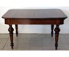 KAFKA-ANTIK GRÜNDERZEIT - SPEISEZIMMER - TISCH - NUßBAUM - ausziehbar, 1890